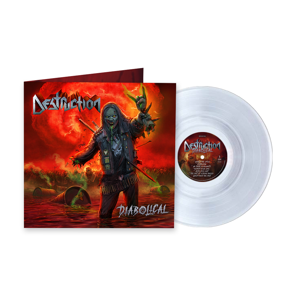 DESTRUCTION Diabolical CrystalClear LP MockUp